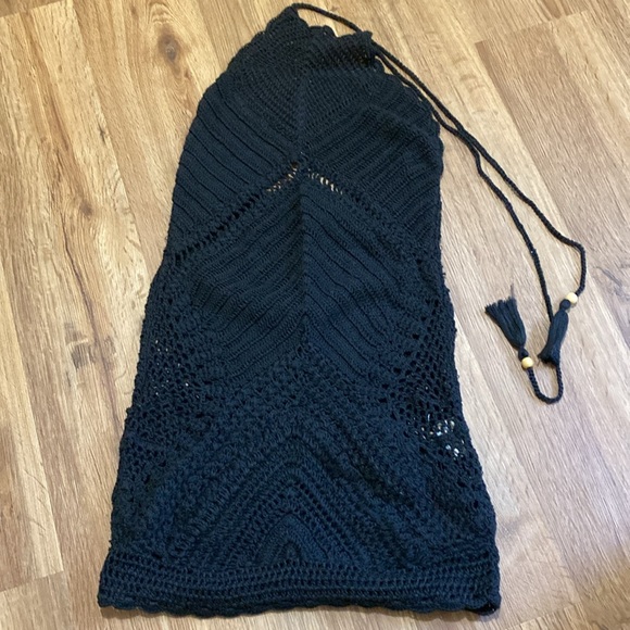 Spell Palm Springs Crochet halter mini dress Size Small/Medium - Picture 3 of 7